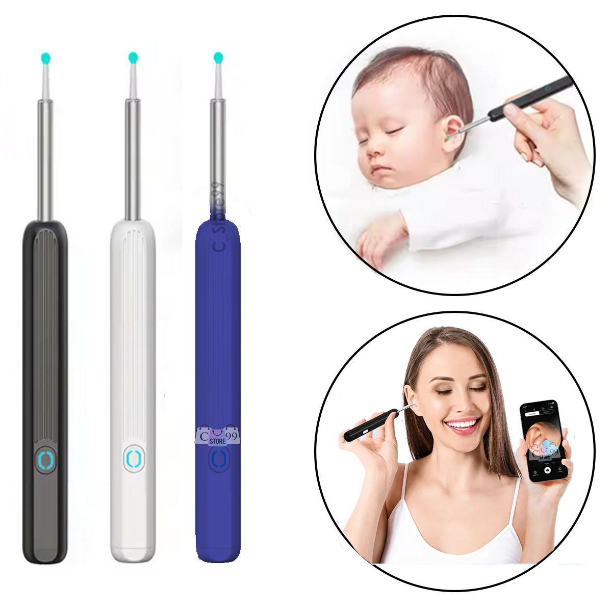 Miniatura 3 de Limpiador De Oídos Con Cámara Endoscopio